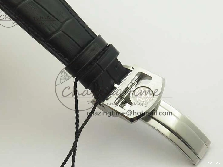 MIROTIME 0822 Portugieser Chrono  42 IW390403 ZF 1:1 Best Edition White Dial Blue Hand on Black Leather Strap A WellDesigned 7190